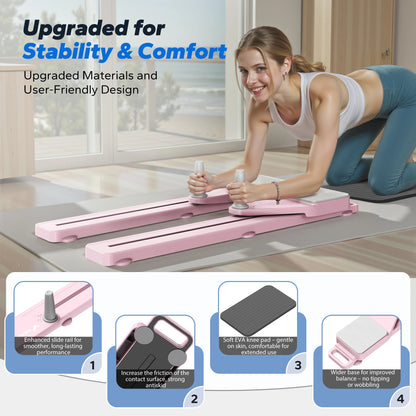Portable Pilates Reformer Board