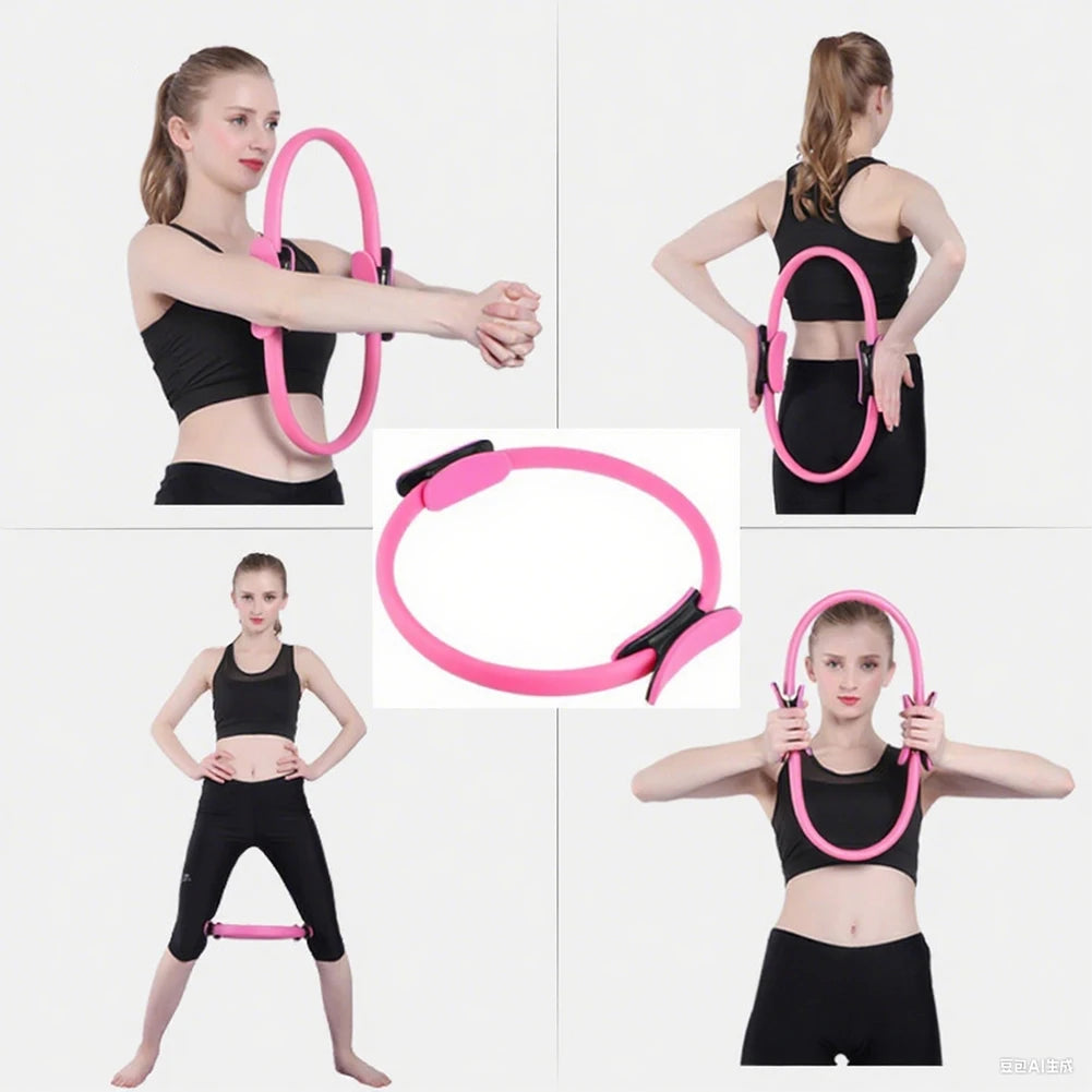 Pilates Ring Fitness Ring with Non Slip Handles