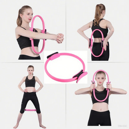 Pilates Ring Fitness Ring with Non Slip Handles