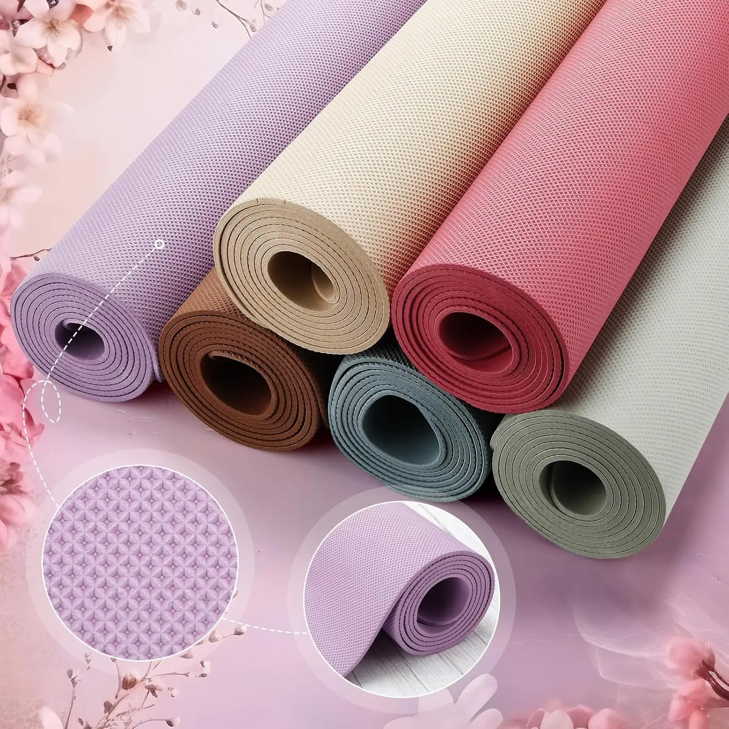 6 Pack Yoga Mats