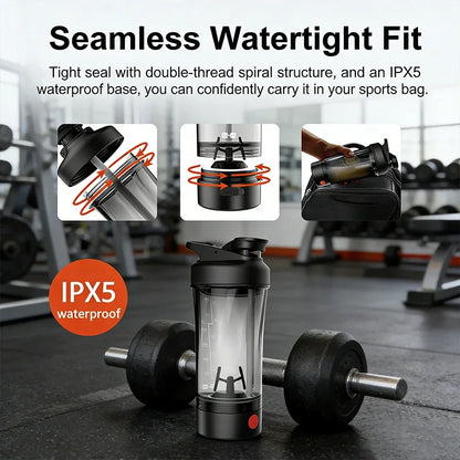 Electric Protein Shaker Bottle