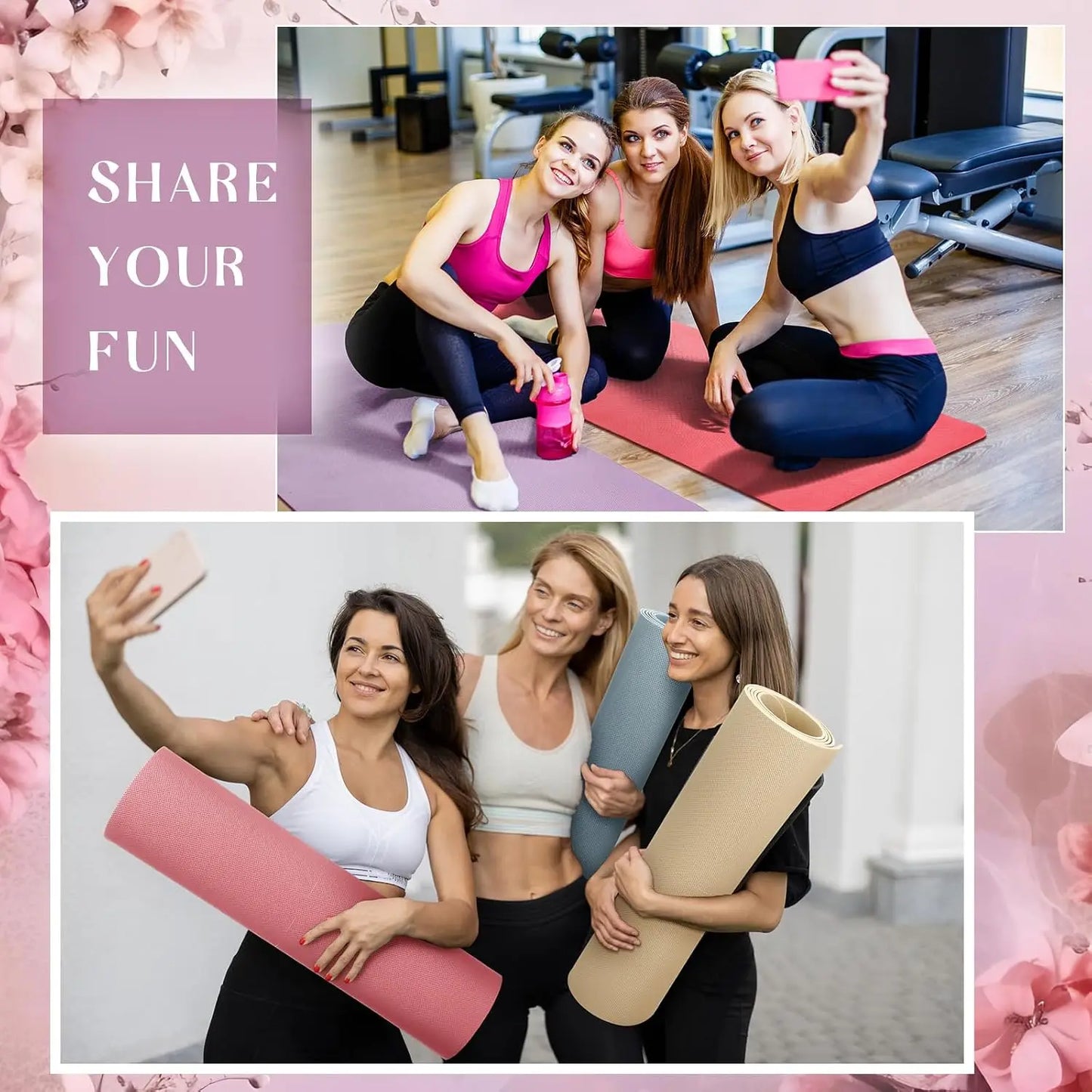 6 Pack Yoga Mats