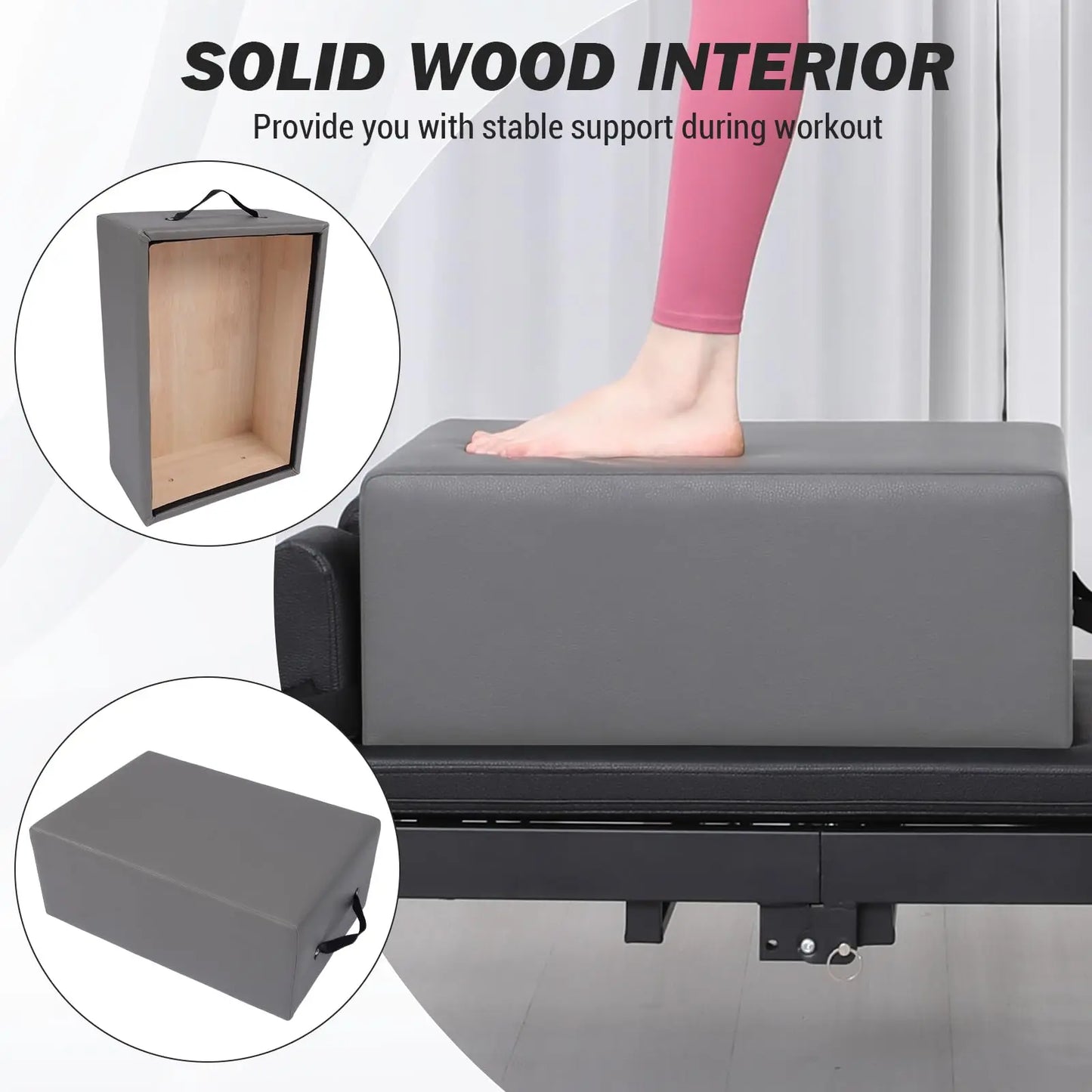 Portable Pilates Reformer Sitting Box